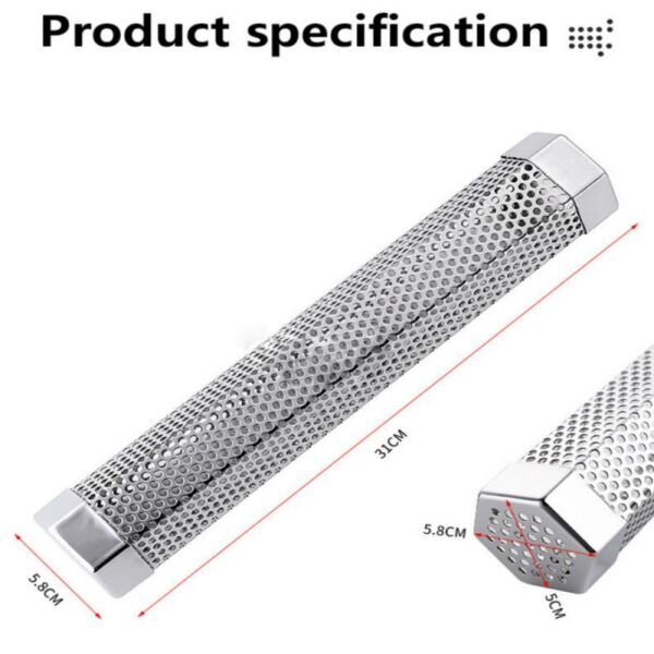 Enhance Your Outdoor Barbecue Experience with a Stainless Steel Smoke Box for Smoking Fruits and More - Image 4