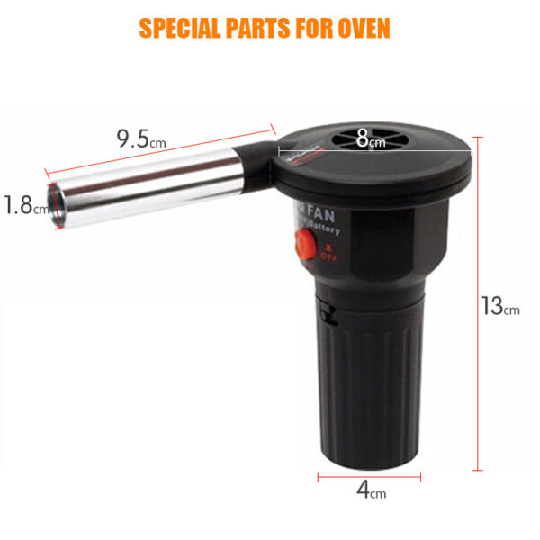 Handheld Electric BBQ Fan Air Blower for Outdoor Camping, Picnic, and Barbecue Ventilation - Image 6
