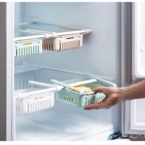 Retractable Drawer Refrigerator Storage Box