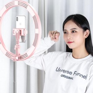 Portable LED Selfie Ring Light for High-Quality Photos, Live Videos, and Vlogs