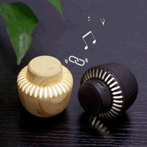 Portable Mushroom Shaped Speaker with LED Night Light