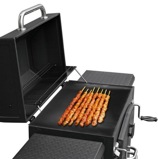 Multipurpose BBQ Grill Mat and Baking Sheet with Non-Stick Surface for Repeated Use - Image 3