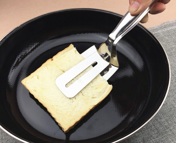 Stainless Steel BBQ Tongs and Shovels Set - Ideal for Grilling, Frying, and Serving Meat, Fish, Bread, and More - Image 6
