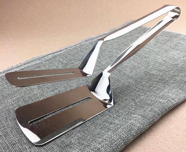 Stainless Steel BBQ Tongs and Shovels Set - Ideal for Grilling, Frying, and Serving Meat, Fish, Bread, and More - Image 5