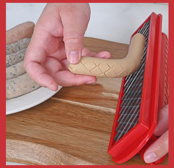 BBQ Hot Dog Sausage Egg Stainless Steel Cutter - Image 3