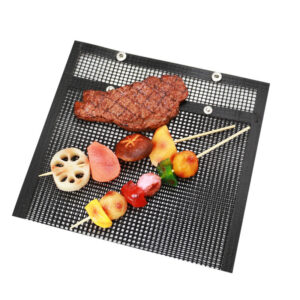 Reusable Non-Stick Grill Mesh Bag – High Temperature Resistant Vegetable Grilling Mat for BBQ Grill
