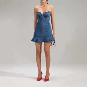 Stylish and Chic Mini Denim Dress for Women