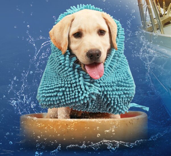 Chenille Pet Towel for Bathing Your Furry Friends - Image 6