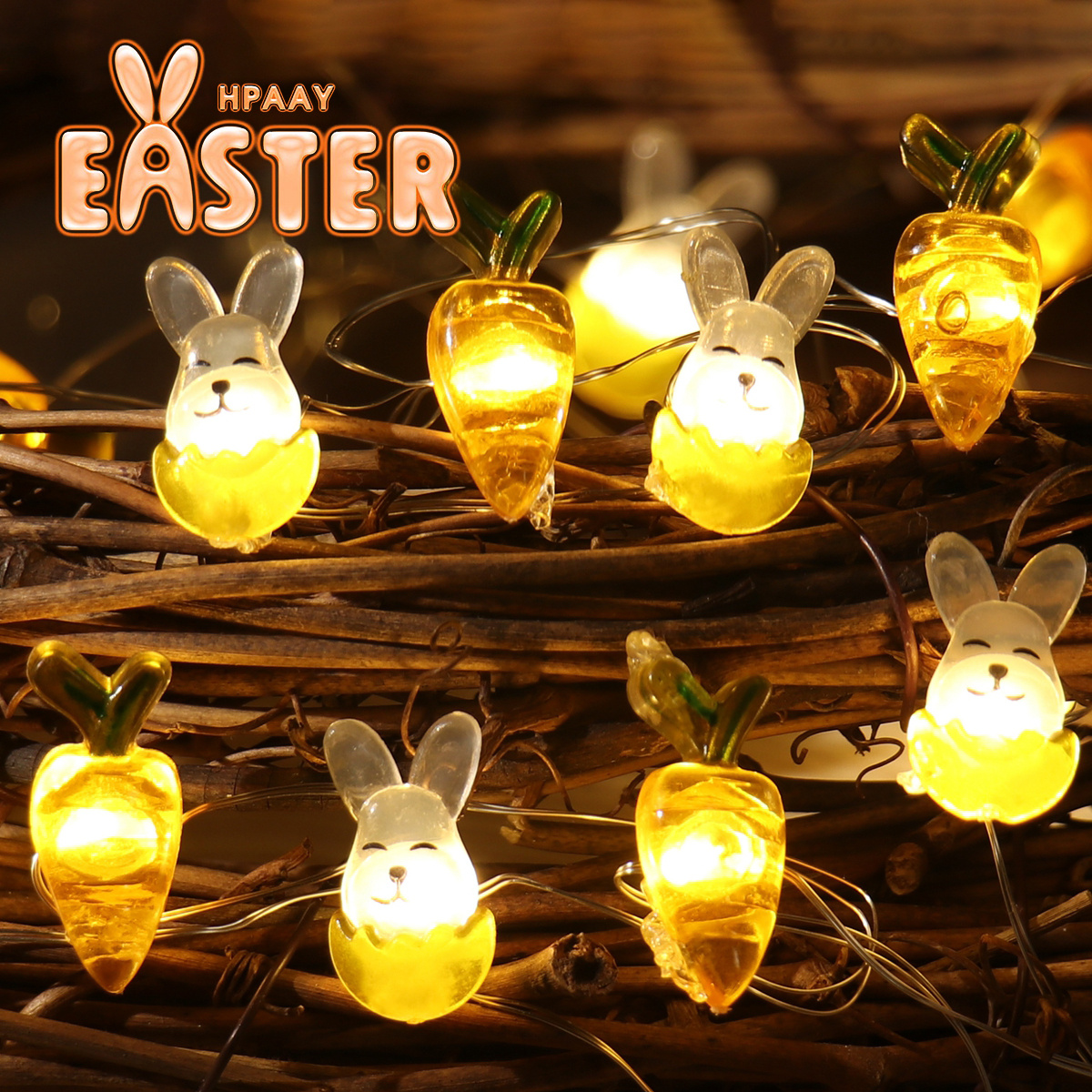 LED Bunny String Lights