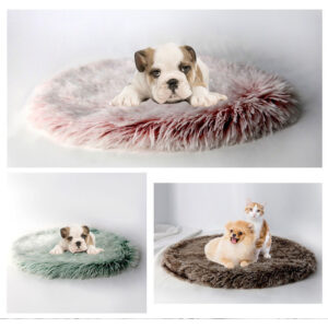 Pet Sleeping Soft Plush Round Pad Mat