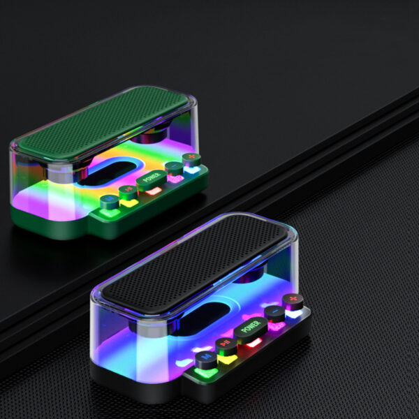 Smart Bluetooth Speaker with Small Cloud Design and Large Volume Control Button in Punk Style - Image 3