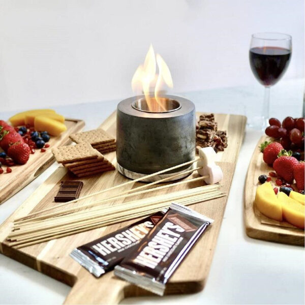 Desktop Small Craft Cement Fire Pit for Decorative Purposes - Image 4
