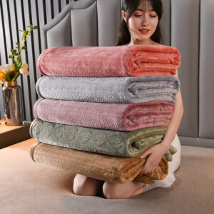 Stay Warm and Snug with a 7D Carved Milk Fleece Blanket