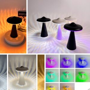 Creative Atmosphere UFO Night Light Decoration with USB Charger and LED Lights
