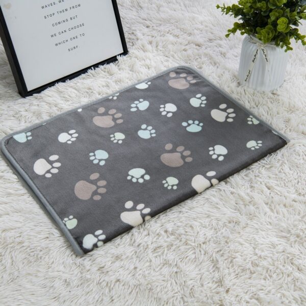 Soft Paw Print Pet Fleece Blanket - Image 7