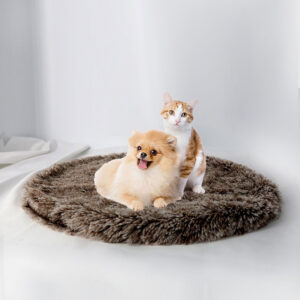 Pet Sleeping Soft Plush Round Pad Mat