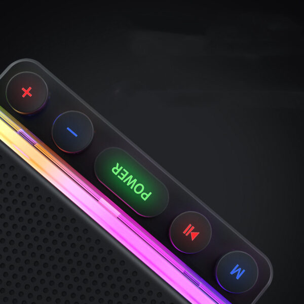 Smart Bluetooth Speaker with Small Cloud Design and Large Volume Control Button in Punk Style - Image 2