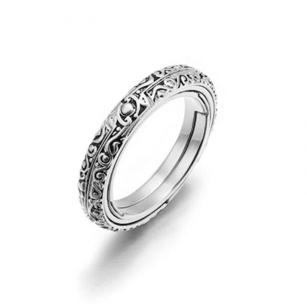 Ball-Shaped Flipped And Deformed Universe Ring - Image 6