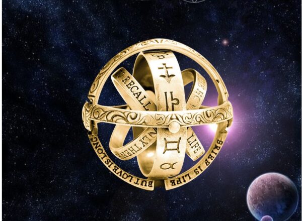 Ball-Shaped Flipped And Deformed Universe Ring - Image 9