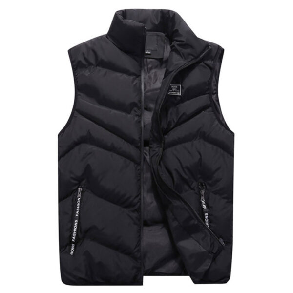 Cozy Cotton Down Vests for Men - Image 2