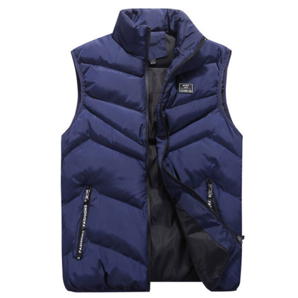 Cozy Cotton Down Vests for Men - Image 3