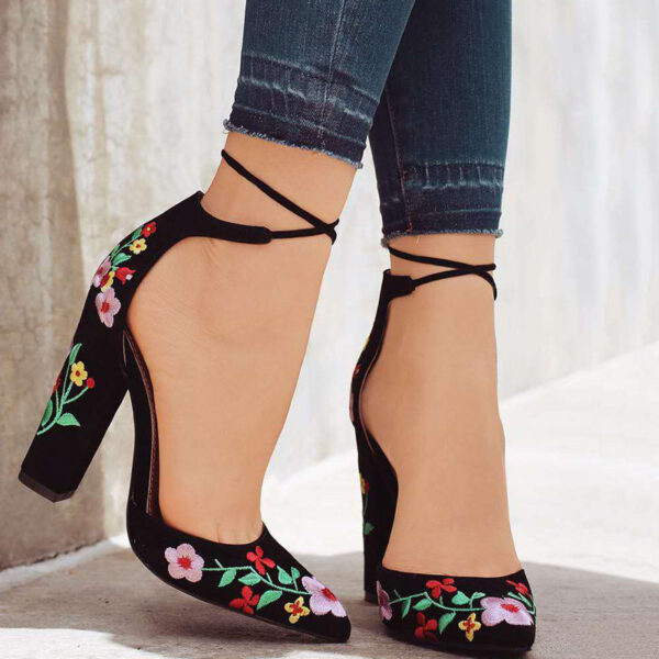Embroidered Sandals
