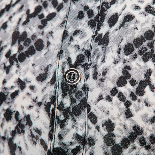Unleash Your Wild Side with Men's Snake Print Shirt - Image 5
