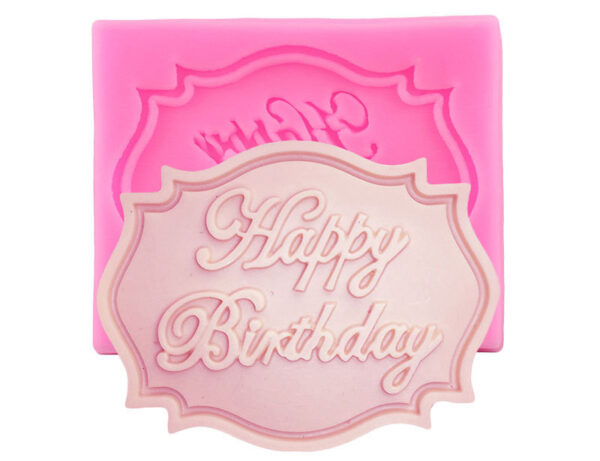 Happy Birthday Silicone Mold
