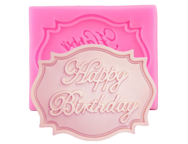 Happy Birthday Silicone Mold