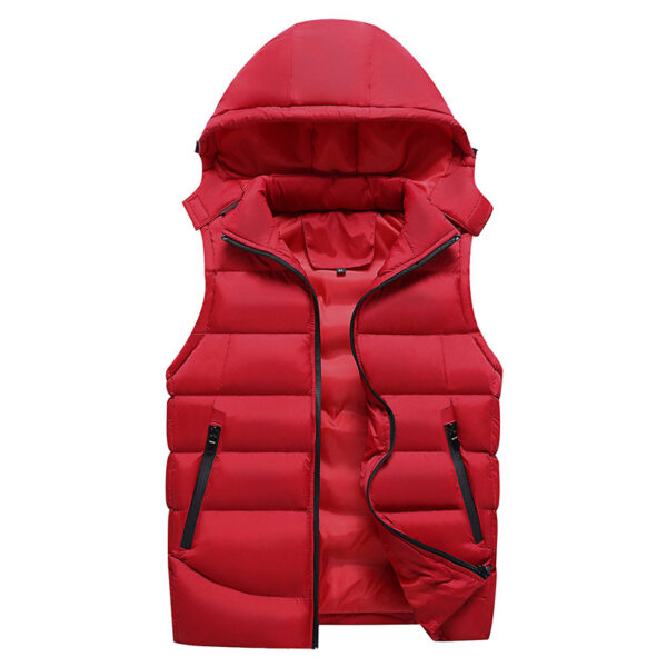 Fitness Hooded Down Vest