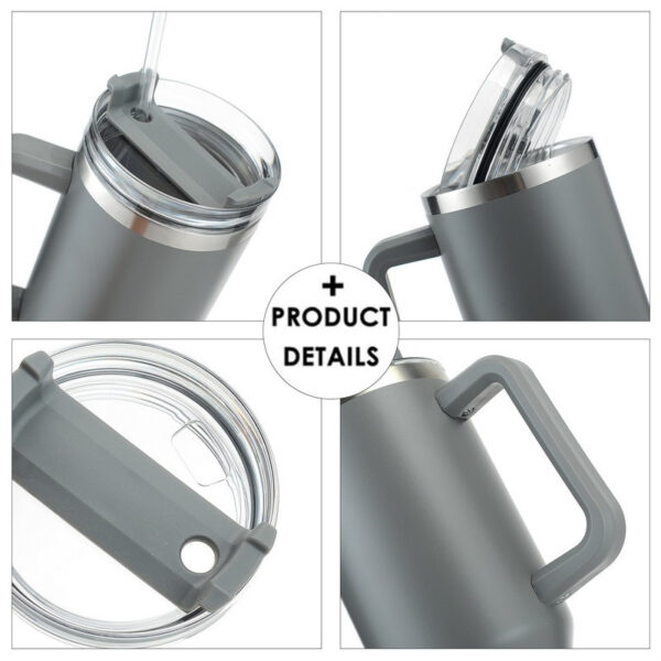 40oz Portable Insulated Cup for Coffee Lovers on the Go - Image 3