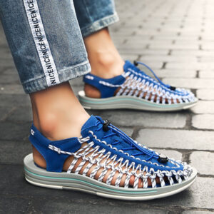 Stylish Woven Roman Sandals for the Modern Men