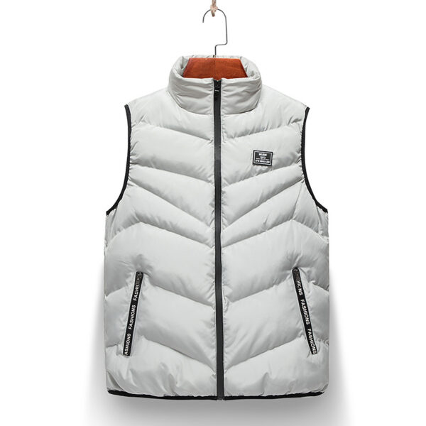 Cozy Cotton Down Vests for Men - Image 4