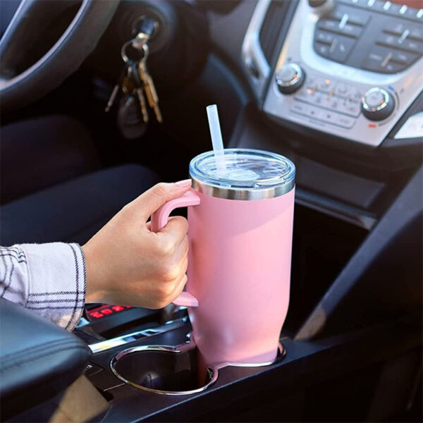 40oz Portable Insulated Cup for Coffee Lovers on the Go - Image 2