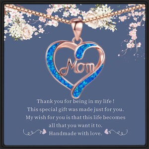 Symbolize Your Love for Mom with a Heart Shaped Necklace