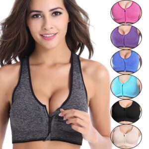 Elevate Your Workout with Our Front Zipper Fitness Bra