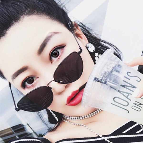 Cat Eye Metal Sunglasses