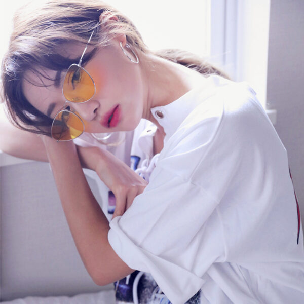 Women's Glamorous Cat Eye Metal Sunglasses - Image 3