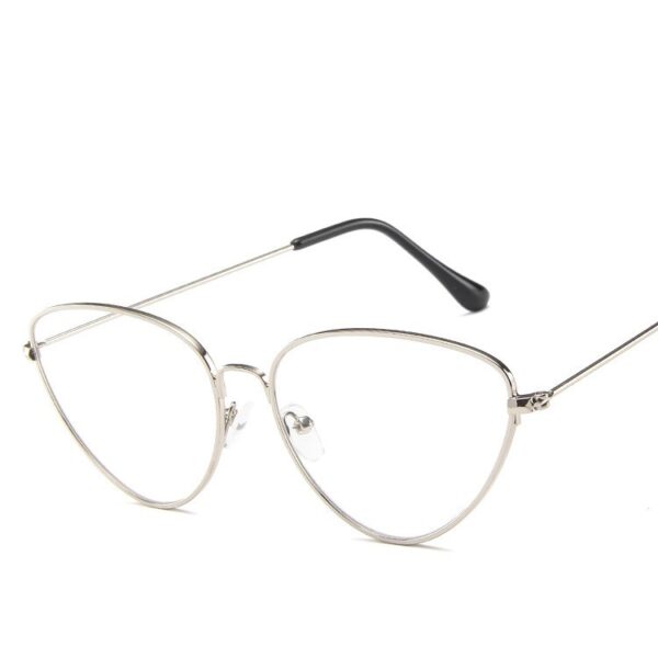 Women's Glamorous Cat Eye Metal Sunglasses - Image 5