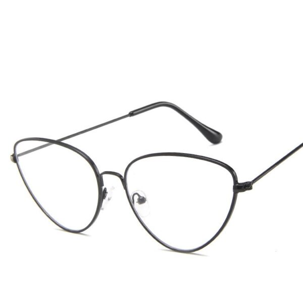 Women's Glamorous Cat Eye Metal Sunglasses - Image 8