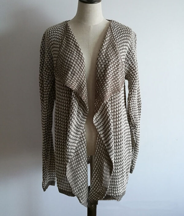 Women's Irregular Knitted Cardigan - Image 4