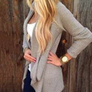 Women’s Irregular Knitted Cardigan