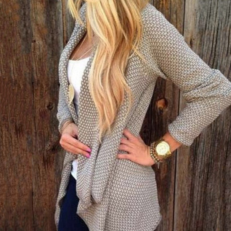 Irregular Knitted Cardigan