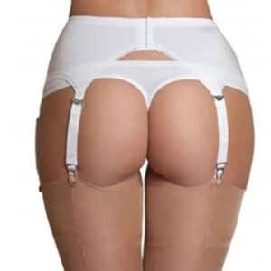 Women’s Adjustable Garter Belt with 6 Straps