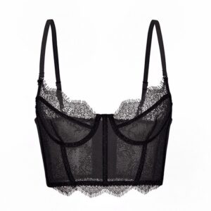 Embrace Breathable Luxury with the Gathered Bralette Vest