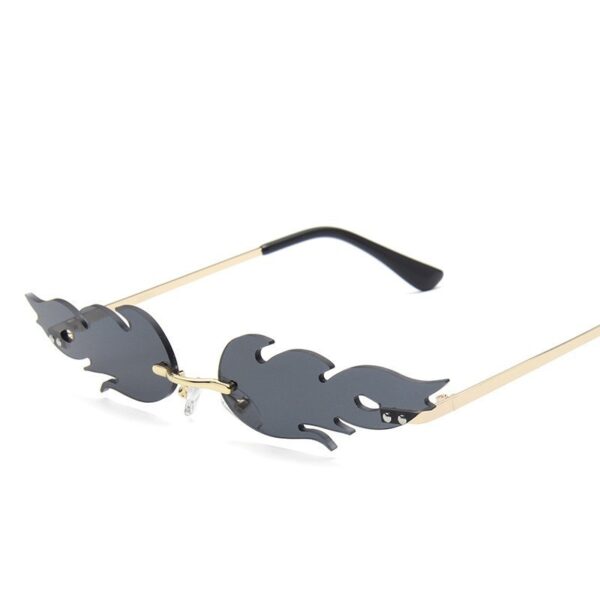 Trendy Flame Shaped Sunglasses for Women - Image 7