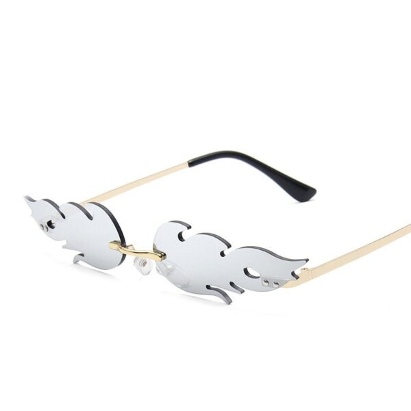 Trendy Flame Shaped Sunglasses for Women - Image 6