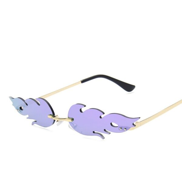 Trendy Flame Shaped Sunglasses for Women - Image 10