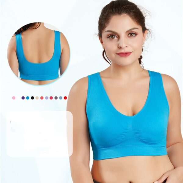 Embrace Your Curves with Seamless Plus Size Push Up Bra Featuring Padded Support - Image 2