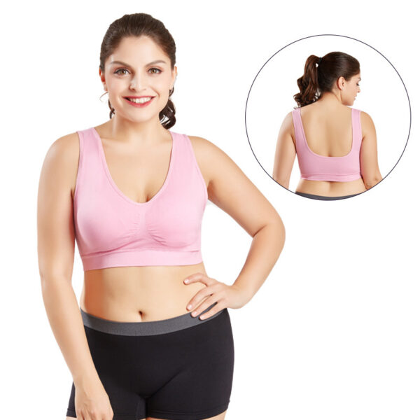 Embrace Your Curves with Seamless Plus Size Push Up Bra Featuring Padded Support - Image 3